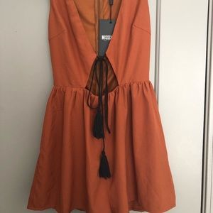 Tan Missguided Romper
